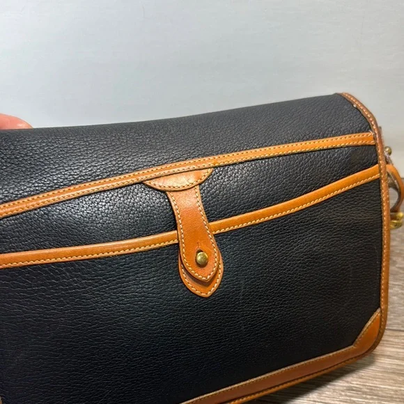 Vintage Dooney & Bourke Black and Brown Bag